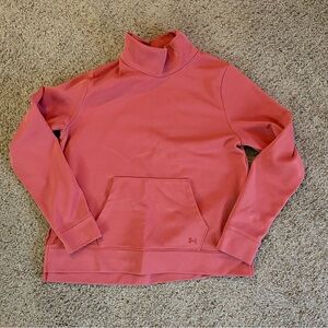 EUC Under Armour Women's Coral Funnel Neck Sweatshirt